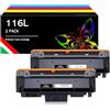 AMG Sales MLT-D116L Toner Compatibili per Samsung MLT D116L D116S Cartucce per Samsung Xpress M2675F M2885FW M2835DW M2825DW M2825ND M2675FN M2625D M2875FD M2875FW M2835 M2885 M2675 (Nero, 2-Pack)