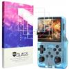 Blueshaweu 3 Pezzi 9H Vetro Temperato Compatibile per R40S PRO 3,5 Console di gioco portatile retrò,Pellicola Protettiva Schermo in Vetro Temperato Alta Risoluzione per R40S PRO (Glass)