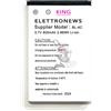 Generico Batteria per Brondi king 800 mAh BL-4C Batteria perfettamente compatibile con il modello Brondi King Produzione 2024 BIGFP600AA