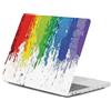 HLAAJJX Custodia per Macbook Air 13 pollici M4 M3 M2 2025 2024 2022 (A2681 A3113 A3240),Caso Duro Protection Cover in Plastica per Apple Macbook Air 13,6 Case,Colori Dell'arcobaleno