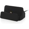 YSJJZRL Micro USB - Base di ricarica con supporto di ricarica cablata per apparecchiature Android Micro Port (Nero)