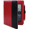 AKLiSa Custodia per Kindle Touch D01200, con chiusura magnetica, adatta per Amazon E-Book Reader Kindle Touch D01200 (rosso)
