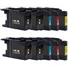 BELLIVESTORE 10 Cartucce d'inchiostro compatibile per BROTHER LC 1240XL / LC 1280XL (4x LC1240XL/LC1280XL BK + 2x LC1240XL/LC1280XL C + 2x LC1240XL/LC1280XL M + 2x LC1240XL/LC1280XL Y) COMPATIBILE CON STAMPANTE Brother DCP-J525W , DCP-J925DW , …