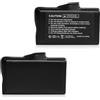 TopHomer 2 batterie ai polimeri di litio ricaricabili, 7,4 V, 5200 mAh, batteria di ricambio per guanti riscaldati, calze, biancheria intima, gilet passamontagna