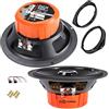 EvoTuning Kit 2 Casse Altoparlanti Anteriori per Fiat Panda 3 Serie 312_319 dal 2012 compatibile con Hertz DCX 165.3 Linea Dieci Set 2 Coassiali 16,5cm + 2 Anelli Adattatori e 2 Connettori