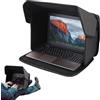 Generico Parasole per Computer Portatili, Parasole Portatile, Cappuccio Leggero per Schermo di Privacy, Ergonomico per Computer per Lavorare all'Esterno per 14 Pollici, Angolo Regolabile, Pieghevole