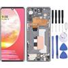 CWONCONGOIN Accessori di ricambio per telefono cellulare schermo LCD per LG Velvet 5G LM-G900N LM-G900EM LM-G900 LM-G900TM Digitizer montaggio completo con telaio (argento) parte di riparazione