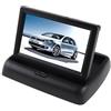 SLS SHOP Monitor A Scomparsa Da 4.3 Pollici LCD Retrovisore Auto, 2 Canali Di Ingresso Av