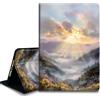 Bxgolkgd Custodia per tablet per Kindle Paperwhite da 6,8 pollici (11a generazione-2021) e Kindle Paperwhite Signature Edition, funzione di accensione/spegnimento automatico, paesaggio con alba