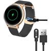 Blueshaweu Cavo di ricarica compatibile con smartwatch G35, cavo di ricarica per smartwatch RUXINGX G35 / BANLVS G35 /XINGHESF G35 (nero)