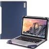 Broonel - Serie di profili - Custodia in pelle blu - compatibile con ASUS Laptop 15 X509JB 15.6 Laptop
