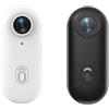 QIESIWEI Mini videocamera 4K HD Vlog con WiFi wireless portatile Action Body Cam per sport viaggi fotografia videoregistratore tascabile (H88P (B 4K Lite), 128G-TF)