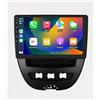 Generico 2G+64G Schermo Auto per Toyota Aygo/Peugeot 107/Citroen C1 2004-2014, 10.1 pollici Touch Screen Stereo, Wireless Carplay e Android Auto/GPS/WiFi/Bluetooth/EQ/FM RDS Radio