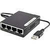 Renkforce Switch di rete Renkforce RF-4451433 5 porte 100 MBit/s Alimentazione USB