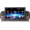 Erisin 7 pollici 8-Core 4GB+64GB Android 16 Autoradio 1 Din con Schermo per Fiat Panda 2013-2020 Supporto GPS Navigatore CarPlay Android Auto Bluetooth WiFi 4G DAB+ OBD USB FM Schermo tattile Canbus