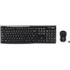 Logitech MK270 - Tastiera e mouse wireless per Windows, 2,4 GHz, wireless, mouse compatto, 8 tasti multimediali e di scelta rapida, durata della batteria di 2 anni, per PC, laptop, colore nero