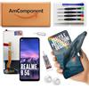 AmComponent - display di ricambio per REALME 9 5G RMX3388 RMX3474 schermo LCD vetro touch | Componente di ricambio con luminosità intensa e risposta al tocco reattiva