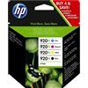 HP 920XL C2N92AE - Cartuccia di inchiostro originale, 4 pezzi, 49/6 ml (nero/bianco/colore), 1.200/700 pagine (nero/bianco/colore), 4 pezzi