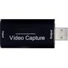 Filvczt Scheda Di Acquisizione Video H-DMI, Dispositivo Di Acquisizione 1080p, Videoregistratore In Streaming, Con Ampia Compatibilità, Di Plug, Play USB, 6.3x2.8x1.3cm, Nero, Per Streaming Live, Registrazion