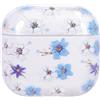 AKABEILA Custodia compatibile con Apple AirPods 4 2024 custodia per AirPods con motivo carino trasparente rigida in PC custodia antiurto anteriore LED visibile antiscivolo protettiva