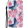 VQWQ Custodia per Samsung Galaxy A53 5G, Flip Cover Portafoglio in Pelle PU Motivo Animale Slot per Schede Libro Cavalletto Supporto Case Cordino Chiusura Magnetica per Donna Maschio-[XC]-Fiore
