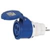 FERRI GROUP Adattatore da Spina Schuko a Presa CEE Monofase 16A - Conversione Civile Industriale (Schuko a CEE Monofase)