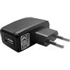 C D R Caricatore Caricabatteria 0,5 ampere per 220V, Uscita USB tipo A Output DC 500 mAh da 0,5 a 2,5 W, alimentatore USB 5v 0.5a