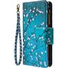 VQWQ Custodia per Samsung Galaxy A81 Portafoglio in Pelle Cerniera Fiore