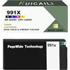 RUICAILI 991X 991 XL Cartucce d'inchiostro per M0K02AE M0J98AE M0J94AE M0J90AE Compatibile per PageWide Pro MFP 777z 772dn 750dw 774dn 774dns 79dns (Black:20000 pagine)