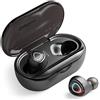 vhbw headset, auricolari compatibile con Alan Midland M24, LXT-435, M99, M48, LXT-410, LXT-350, LXT-310, Ocean radio, walkie-talkie - nero