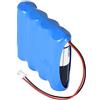 AccuCell 6VQ-02, 09.30, batteria AA per Messerschmitt 6VQ-02, 09.30, 6 Volt, 4 batterie AA Panasonic, cavo da 10 cm, con spina PHR 2