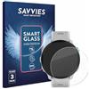savvies 3 Pezzi Pellicola Protettiva Vetro per Garmin Forerunner 55 Protezione Schermo, Lamina di Vetro, senza Bolle, Anti-Impronta, Anti Graffio