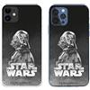 LA CASA DE LAS CARCASAS Custodia per iPhone 12 - iPhone 12 Pro Ufficiale Star Wars Darth Vader Sfondo nero per proteggere il tuo cellulare. Custodia per Apple in silicone flessibile con licenza ufficiale Star Wars.