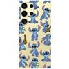 LA CASA DE LAS CARCASAS Custodia per Samsung Galaxy S24 Ultra Ufficiale di Lilo & Stitch Patron Trasparente per proteggere il tuo cellulare. Cover per Samsung in silicone flessibile con licenza ufficiale Disney