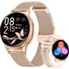Aidodmom Smartwatch1.27" Orologio Smartwatch con Chiamata Bluetooth, Fisiologia, 120+ Sport, 24H Frequenzas Cardiaca Sonno, Impermeabile, Smart Watchs per Android iOS