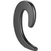 Uxsiya Gancio per l'orecchio a Mani libere Auricolare Auricolare IP X5 Livello Impermeabile Bluetooth Compatto Conduzione ossea Wireless per Guida in Ufficio(Nero)