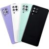 Audiosystem Scocca Vetro Copribatteria Cover Posteriore per Samsung Galaxy A22 4G Sm-A225 +Vetro Fotocamera Back (Nero)