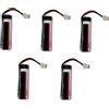 THORGEON Kit 5 PZ Batteria ER14500 LS14500 AA batteria litio Alta qualità, 3,6V 2,7Ah NON Ricaricabile