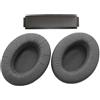 V-MOTA Auricolari compatibili con Sennheiser HD418 HD428 HD438 HD448 HD419 HD429 HD439 HD449 HD200 pro HD451 HD461i HD471 - Parte di ricambio per cuscinetti di riparazione (parafruse+cuffia 1 set)