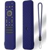 Generic Custodia protettiva in silicone per telecomando Sony RMF-TX810U/RMF-TX811U/RMF-TX910U, antiurto, antiscivolo, con cordino (blu notte)