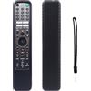Generico Custodia in silicone telecomandi per so-ny RMT-TX500/520U/600U/621U Custodia protettiva antiscivolo a guscio morbido di sostituzione del telecomando (Nero)