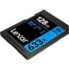 Lexar Professional 633x Scheda SD 128 GB, Scheda di Memoria SDXC UHS-I, U3, V30, Class 10, Fino a 95 MB/s di Lettura, per DSLR di Fascia Media, Videocamera HD, Fotocamere 3D (LSD128GCB1EU633)