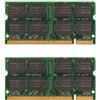 BRIUERG 2X DDR 1 GB RAM per computer portatile SODIMM DDR 333 MHz PC 2700 200 pin per Notebook Sodimm Memoria