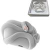 YOMACY Custodia protettiva per auricolari wireless 3D per AirPods Pro/Pro 2/3, custodia protettiva per auricolari Bluetooth, protegge le cuffie da danni accidentali e graffi (bianco)