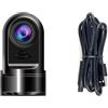 Morain Telecamere DVR per auto - Supporto per telecamera posteriore - Registratore video automatico - Con avviso di collisione anteriore - Registratore di guida - Grandangolo anteriore e posteriore - Scheda