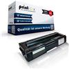 Print-Klex Compatibile Cartuccia Toner Nero per Ricoh Aficio Sp-C 221 Sf Aficio Sp-C 222 Dn Aficio Sp-C 222 Sf Aficio Sp-C 240 Dn Aficio Sp-C 240 Sf - Eco Line Serie
