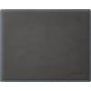 Eglooh - Mercurio Deluxe - Mouse Pad in Cuoio Grigio Antracite cm 25x20 - Tappetino Mouse per Scrivania e Ufficio con Cuciture Blu in Contrasto e Fondo Antiscivolo - Made in Italy