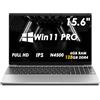 Kayoote Computer portatile da 15,6 pollici Win 11 Pro per studenti e affari, Celeron N4500 6+128 GB laptop con display FHD, IPS, Wi-Fi, BT, computer portatili per lavoro