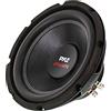 Pyle 1 SUBWOOFER PLPW10D PLPW 10D 25,00 cm 250 mm 10 da 500 Watt rms 1000 Watt Max Doppia Bobina 4 + 4 Ohm dvc Dual Voice Coil per Cofano Bagagliaio Auto, 1 Pezzo