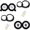 Superauto hi-fi Kit 6 casse Compatibile con FIAT STILO Alpine con adattatori e supporti